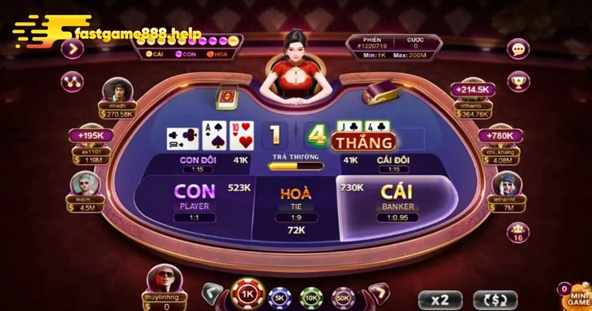 Luật cược cơ bản trong baccarat tại nền tảng theo yêu cầu