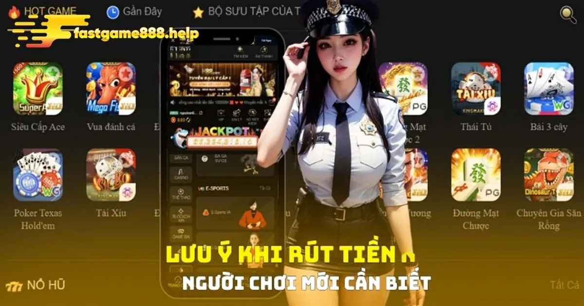 Lưu ý trong quá trình rút tiền Fastgame888
