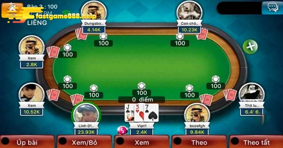 Bí quyết chơi game bài Liêng thắng 1 ăn 100